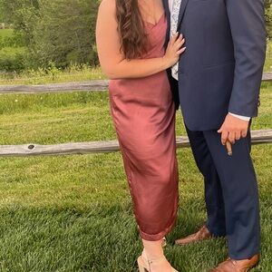 Pink wedding guest dress